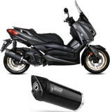 Complete Catalytic Exhaust System With Sound Certification Mover Steel Black - Mivv Compatible With Yamaha X-Max 125 (2021-2024)