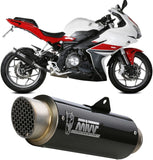 Exhaust Tip With Noise Certification Gppro Carbon - Mivv Compatible With Benelli Bn 302 R (2017-2020)