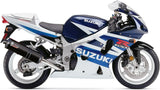 Exhaust Tip With Noise Certification Oval Carbon - Mivv Compatible With Suzuki Gsx-R 750 (1996-2000)