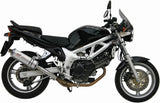 Exhaust Tip With Noise Certification Oval Stainless Steel - Mivv Compatible With Suzuki Sv 650 (1999-2002)