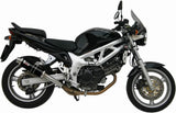 Exhaust Tip With Noise Certification Gp Steel Black - Mivv Compatible With Suzuki Sv 650 (1999-2002)