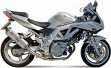 Catalytic Exhaust Tip With Sound Certification Oval Stainless Steel - Mivv Compatible With Suzuki Sv 650 (2003)