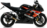 Exhaust Tip With Noise Certification Gp Steel Black - Mivv Compatible With Suzuki Gsx-R 750 (2004-2005)