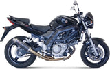 Non-Catalytic Exhaust Tip With Sound Certification Gp Carbon - Mivv Compatible With Suzuki Sv 650 (2004-2015)