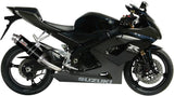 Exhaust Tip With Noise Certification Gp Steel Black - Mivv Compatible With Suzuki Gsx-R 1000 (2005-2006)