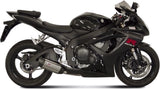 Catalytic Exhaust Tip With Sound Certification Suono Stainless Steel Carbon - Mivv Compatible With Suzuki Gsx-R 600 (2006-2007)