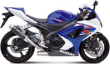 Dual Exhaust System With Sound Certification Gp Carbon - Mivv Compatible With Suzuki Gsx-R 1000 (2007-2008)