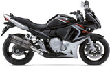 Exhaust Tip With Noise Certification Suono Stainless Steel Carbon - Mivv Compatible With Suzuki Gsx 650 F (2008-2015)