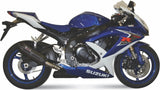 Exhaust Tip With Noise Certification Suono Steel Black Carbon - Mivv Compatible With Suzuki Gsx-R 750 (2008-2010)