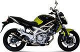 Exhaust Tip With Noise Certification Gp Steel Black - Mivv Compatible With Suzuki Gladius (2009-2015)