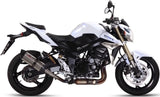 Exhaust Tip With Noise Certification Suono Stainless Steel Carbon - Mivv Compatible With Suzuki Gsr 750 (2011-2016)