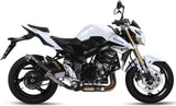 Exhaust Tip With Noise Certification Gp Steel Black - Mivv Compatible With Suzuki Gsr 750 (2011-2016)