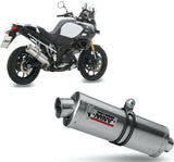 Exhaust Tip With Noise Certification Oval Stainless Steel - Mivv Compatible With Suzuki Dl 1050 V-Strom - Xt (2020-2024)