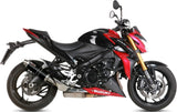 Exhaust Tip With Noise Certification Gp Steel Black - Mivv Compatible With Suzuki Gsx-S 1000 (2015-2020)