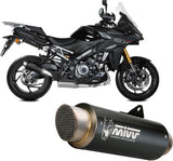 Exhaust Tip With Noise Certification Gppro Steel Black - Mivv Compatible With Suzuki Gsx-S 1000 Gx (2024)