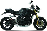 Catalytic Exhaust Tip With Sound Certification Gp Carbon - Mivv Compatible With Triumph Speed Triple (2005-2006)