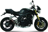 Catalytic Exhaust Tip With Sound Certification Gp Steel Black - Mivv Compatible With Triumph Speed Triple (2005-2006)