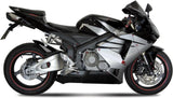 Exhaust Tip With Noise Certification Suono Steel Black Carbon - Mivv Compatible With Honda Cbr 600 Rr (2005-2006)
