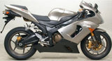 Exhaust Tip With Noise Certification Oval Stainless Steel - Mivv Compatible With Kawasaki Zx 6R 636 (2005-2006)