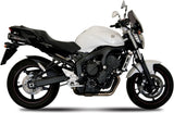 Dual Non-Catalytic Exhaust System With Sound Certification Suono Steel Black Carbon - Mivv Compatible With Yamaha Fz-6 (2007-2011)