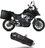 Exhaust Tip With Noise Certification Oval Carbon Carbon - Mivv Compatible With Voge Valico 500 Ds (2021-2024)