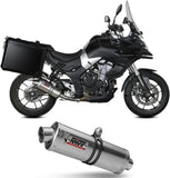 Exhaust Tip With Noise Certification Oval Stainless Steel - Mivv Compatible With Voge Valico 500 Ds (2021-2024)