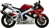 Exhaust Tip With Noise Certification Oval Carbon - Mivv Compatible With Yamaha Yzf 1000 R1 (1998-2001)