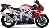 Exhaust Tip With Noise Certification Oval Stainless Steel - Mivv Compatible With Yamaha Yzf 600 R6 (1999-2002)