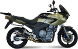 Dual Non-Catalytic Exhaust System With Sound Certification Oval Carbon - Mivv Compatible With Yamaha Tdm 900 (2002-2014)