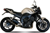 Non-Catalytic Exhaust Tip With Sound Certification Suono Steel Black Carbon - Mivv Compatible With Yamaha Fz-1 Fazer (2006-2016)