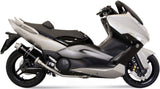 Complete Non-Catalytic Exhaust System With Sound Certification Gp Steel Black - Mivv Compatible With Yamaha T-Max 500 (2008-2011)