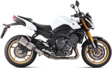 Exhaust Tip With Noise Certification Suono Stainless Steel Carbon - Mivv Compatible With Yamaha Fz-8 (2010-2016)