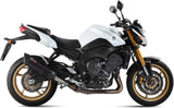 Exhaust Tip With Noise Certification Suono Steel Black Carbon - Mivv Compatible With Yamaha Fz-8 (2010-2016)