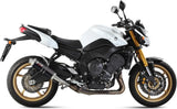 Exhaust Tip With Noise Certification Gp Steel Black - Mivv Compatible With Yamaha Fazer 8 (2010-2016)