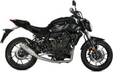 Complete Non-Catalytic Exhaust System With Sound Certification Gppro Titanium - Mivv Compatible With Yamaha Mt-07 (2014-2020)
