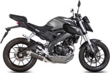 Complete Catalytic Exhaust System With Sound Certification Gp Carbon - Mivv Compatible With Yamaha Yzf-R 125 (2014-2018)
