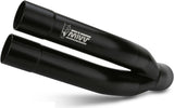 Exhaust Tip With Noise Certification Double Gun Steel Black - Mivv Compatible With Yamaha Yzf-R3 (2015-2024)