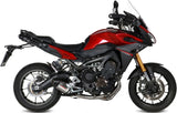 Complete Non-Catalytic Exhaust System With Sound Certification Oval Titanium Carbon - Mivv Compatible With Yamaha Tracer 900 (2013-2020)