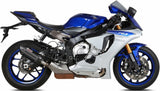 Exhaust Tip With Noise Certification Suono Steel Black Carbon - Mivv Compatible With Yamaha Yzf 1000 R1 (2015-2022)