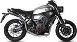 Complete Catalytic Exhaust System With Sound Certification Ghibli Steel Black - Mivv Compatible With Yamaha Xsr 700 (2016-2020)