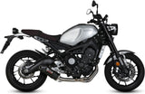 Complete Non-Catalytic Exhaust System With Sound Certification Oval Carbon Carbon - Mivv Compatible With Yamaha Xsr 900 (2016-2020)