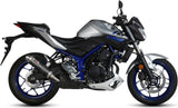 Exhaust Tip With Noise Certification Gp Carbon - Mivv Compatible With Yamaha Mt-03 (2016-2024)