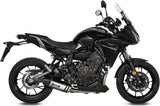 Complete Non-Catalytic Exhaust System With Sound Certification Speed Edge Stainless Steel Carbon - Mivv Compatible With Yamaha Tracer 700 (2016-2024)