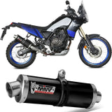 Exhaust Tip With Noise Certification Oval Titanium Black - Mivv Compatible With Yamaha Ténéré 700 (2019-2024)