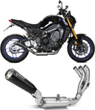 Complete Non-Catalytic Exhaust System With Sound Certification X-M1 Steel Black - Mivv Compatible With Yamaha Mt-09 - Sp (2021-2023)