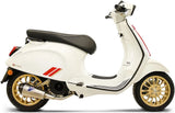 Complete Exhaust System Without Catalytic Converter And Without Sound Certification Relevance Stainless Steel Carbon Cap - Termignoni Compatible With Piaggio Vespa Primavera 150 (2008-2022)