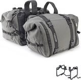Side Bags Ra316 + Side Bags Holder - Kappa Moto Compatible With Voge Trofeo 500 Ac (2022-2023)