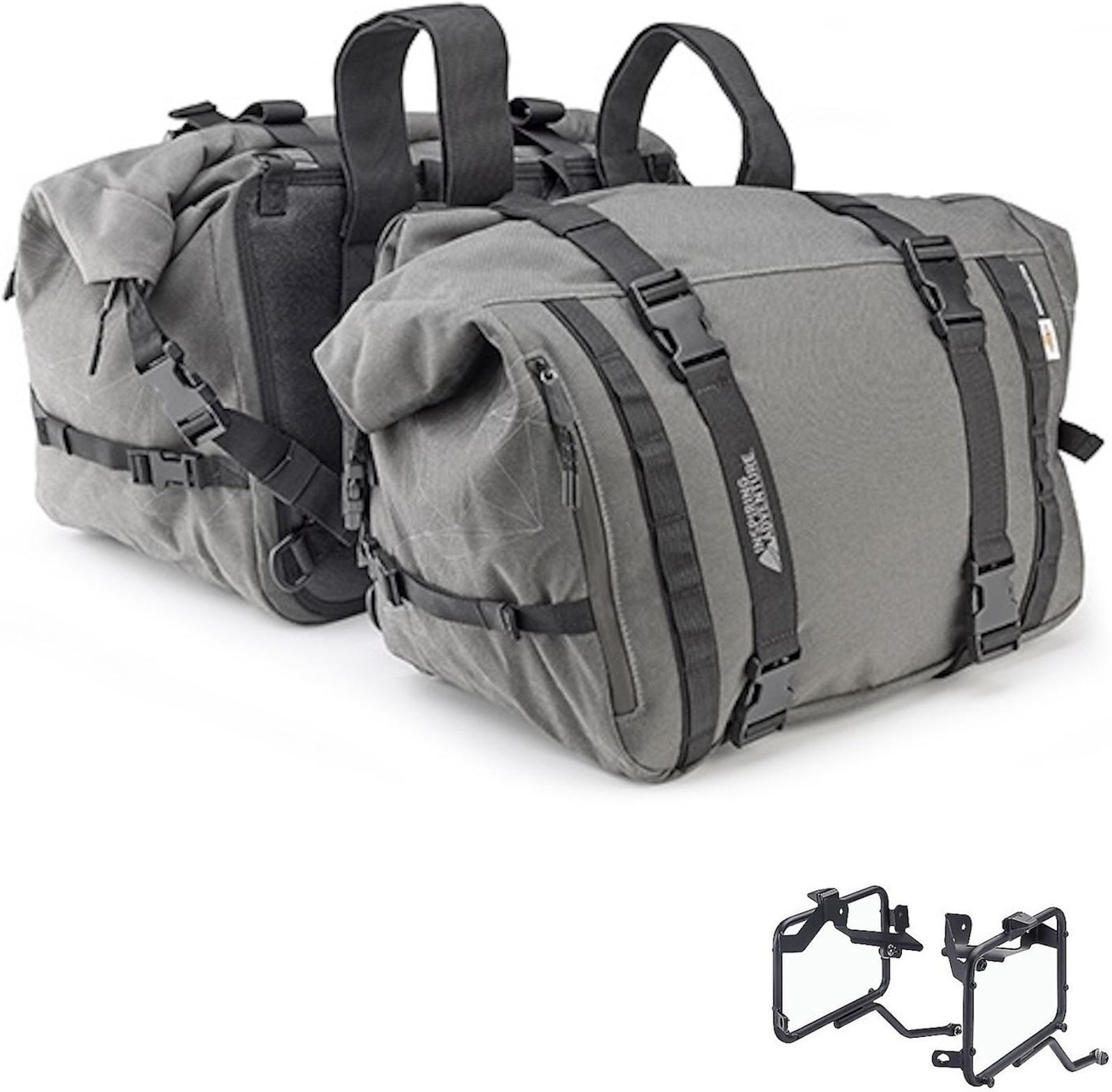 Side Bags Ra316 + Side Bags Holder - Kappa Moto Compatible With Kawasaki Er-6 F (2005-2008)