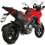 Uncatalysed Exhaust System Without Sound Certification Suono Steel Black Carbon - Mivv Compatible With Ducati Multistrada 1260 (2018-2020)