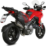Uncatalysed Exhaust System Without Sound Certification Delta Race Stainless Steel Carbon - Mivv Compatible With Ducati Multistrada 1260 (2018-2020)